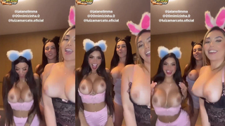 Três gatinhas...
