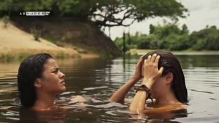 Alanis Guillen atriz da novela "Pantanal " peladinha