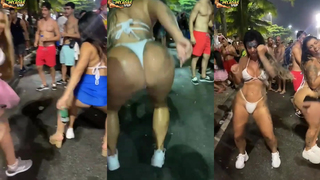 PamPam mostrou a buceta no carnaval