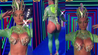 Aline Faria sexy no carnaval