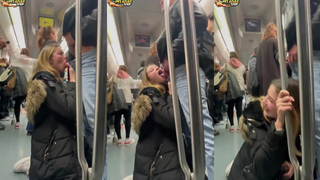 Boquete no trem...