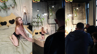 Russian nude photoshoot.