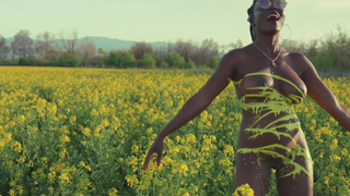 MEL ACTION PAINTING - YELLOW FIELDS