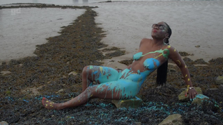 MEL ACTION PAINTING - S1 - February 2019 - RIVER THAMES, LONDON