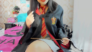 Emanuelly Raquel Cosplay Girl Harry Potter JOI Fucking Tits Cumming On Boobs Punheta Guiada