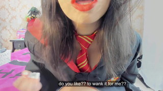 Emanuelly Raquel Cosplay Girl Harry Potter JOI Fucking Tits Cumming On Boobs Punheta Guiada