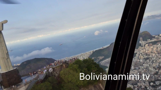 Mimi Boliviana - Passeio Em Helicoptero Pelo Rio De Janeiro Me Masturbando E Provocando Ao Piloto