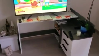 Luana kazaki com a calcinha toda enfiada