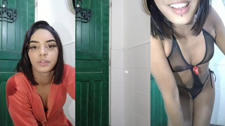 Gata da tatoo se soltando na Live