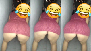 Rabuda gostosa dançando