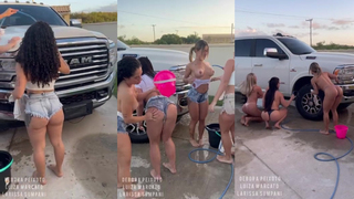 Débora Peixoto e amigas