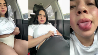 Gostosa Georgina carro