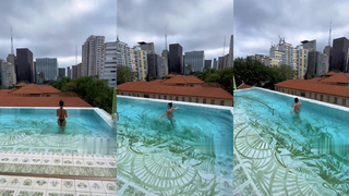 Dani Carmona Gostosinha na Piscina