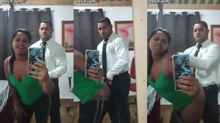 Segurança metendo o pau na Moradora e ela filmando para o marido ver