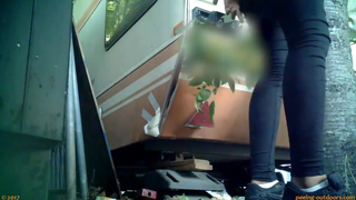 peeing public voyeur