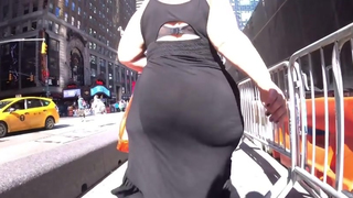JIGGLY PAWG BOOTIE EM VESTIDO PRETO