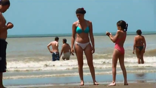 Milf sincera na praia