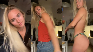 LOIRINHA LINDA TIRANDO A ROUPA E EXIBINDO A XOTA PELUDA