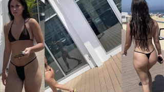 novinha da bunda gostosa na praia