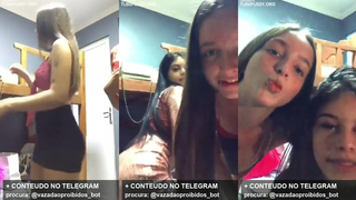 Novinhas em live se exibindo depois da festa | Pack completo no @vazadaoproibidos_bot