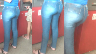 Loira Rabuda Gostosa no Caixa