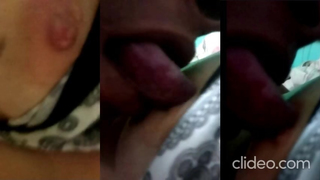 Mamando as Tetinhas da Loira