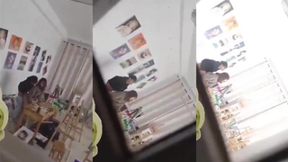 casal é flagrado transando dentro da sala de pintura